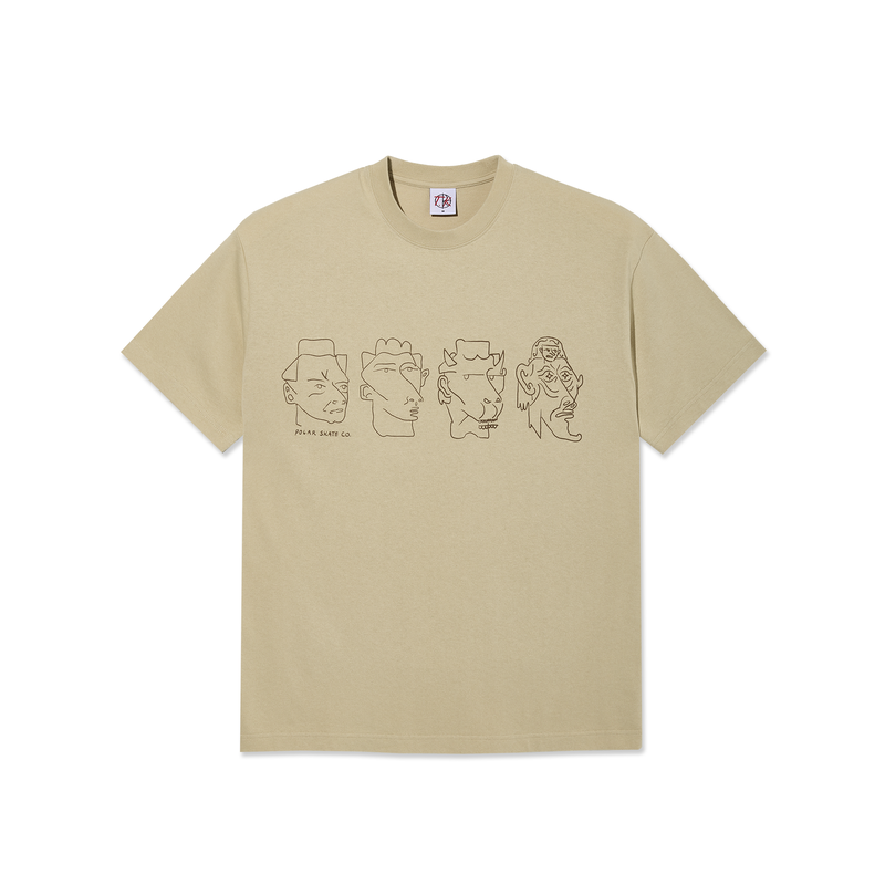 Polar 8 Heads Contrast Tee Sand / Brown