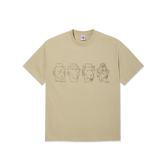 Polar 8 Heads Contrast Tee Sand / Brown