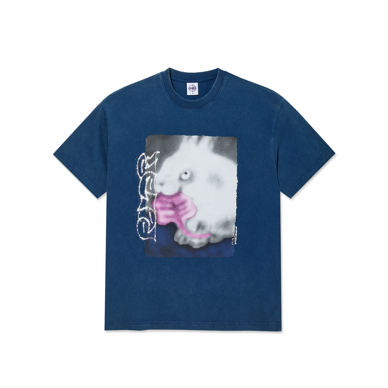 Polar Rabbit Tee Washed Blue