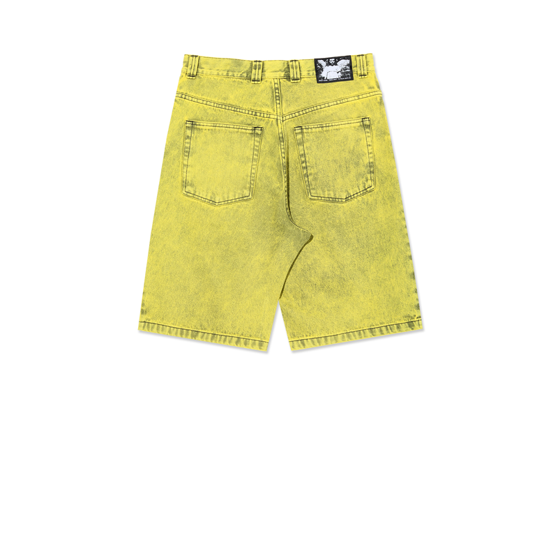 Polar Angel Child Big Boy Shorts Lemon Black