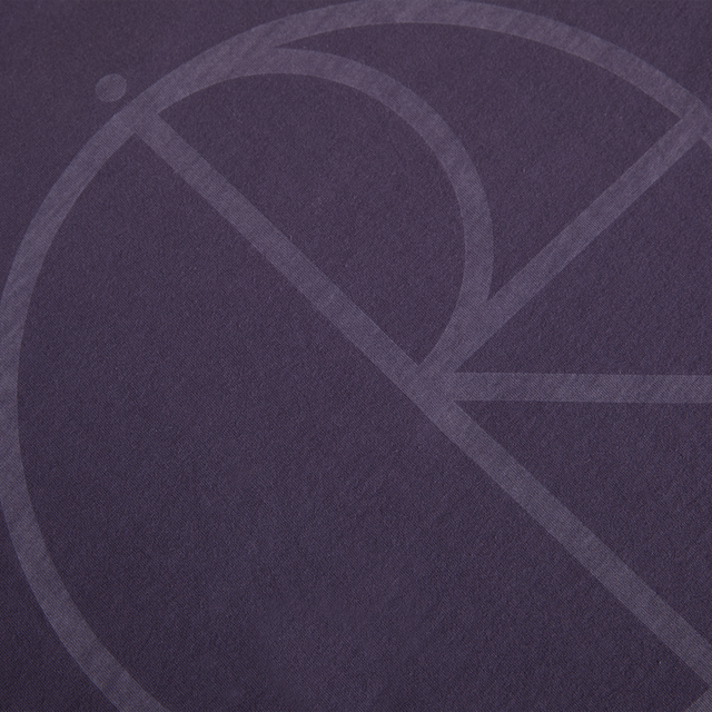 Polar Steve Ls Tee Stroke Logo Dark Violet