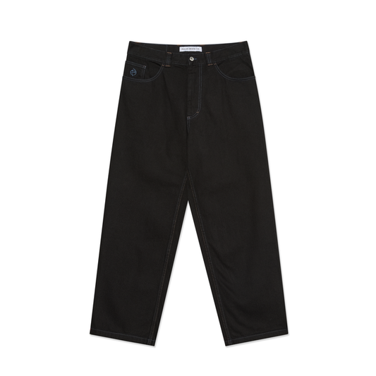 Polar Big Boy Pants Black / Blue Stitching