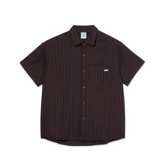 Polar Mitchell Shirt Purple Chocolate