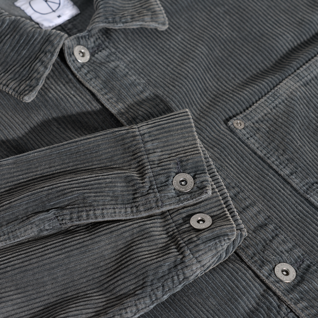 Polar Ezra Jacket Overdyed Cord Blueish Grey