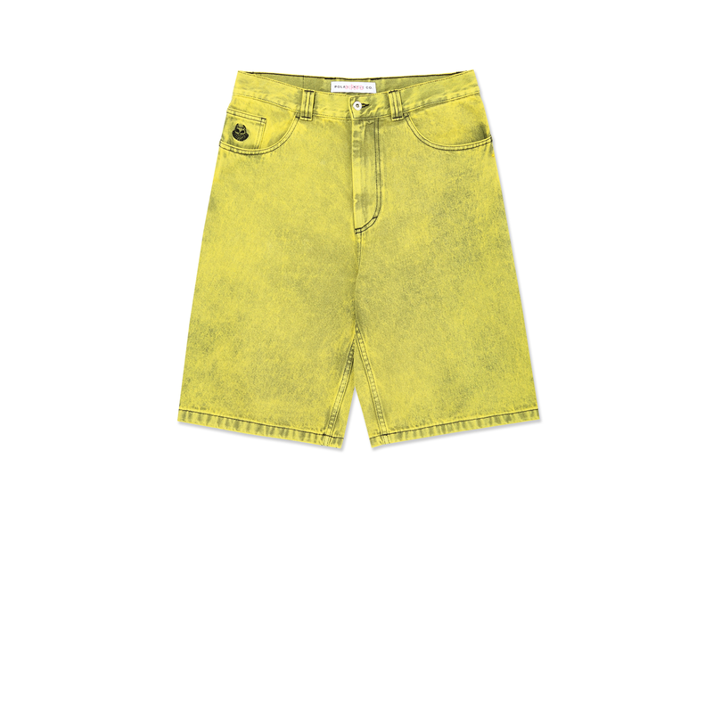Polar Angel Child Big Boy Shorts Lemon Black