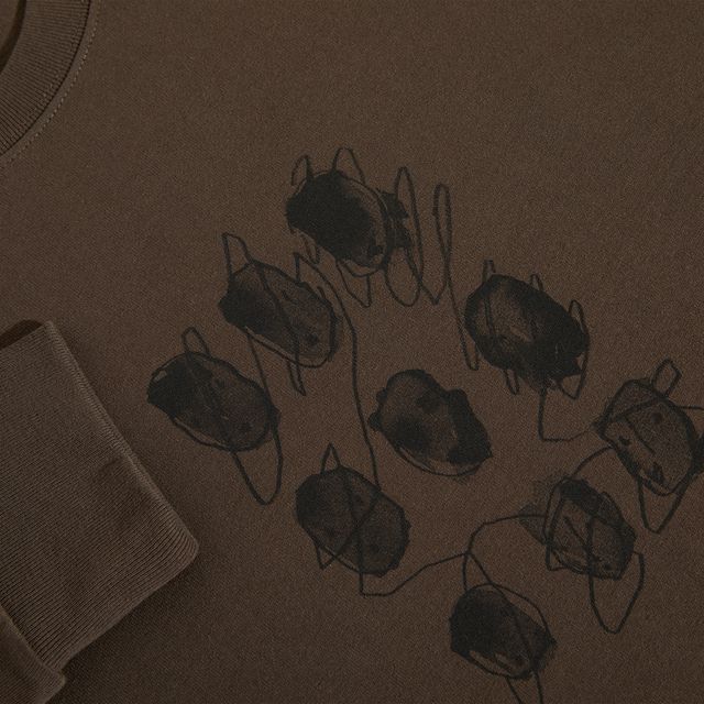 Polar Ls Tee Sequence Brown