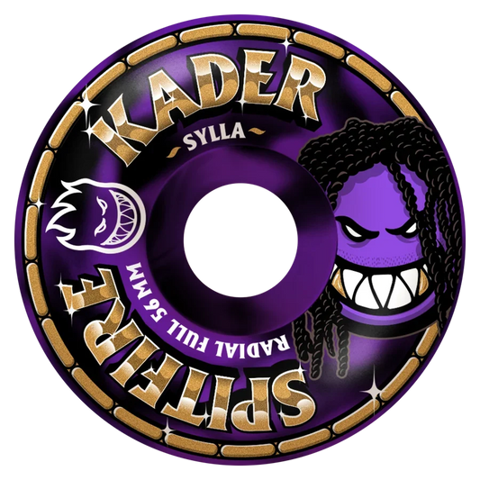 Spitfire Wheels - F4 99A Kader Rolly Radial Full Black/Purple Swirl 56mm