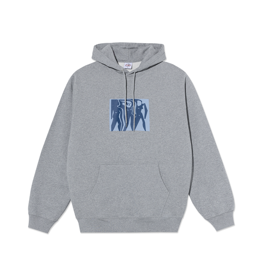 Polar Dave Hoodie Cut Outs Heather Grey