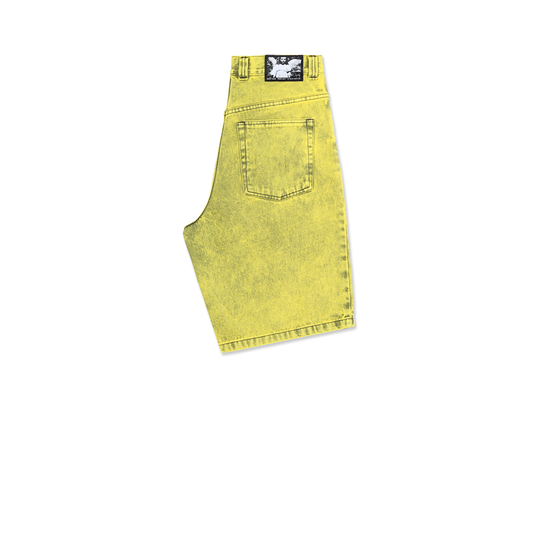 Polar Angel Child Big Boy Shorts Lemon Black