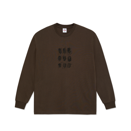 Polar Ls Tee Sequence Brown