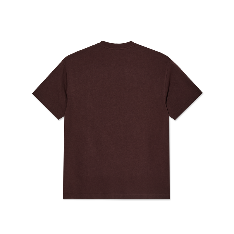 Polar Metal Logo Tee Washed Bordeaux