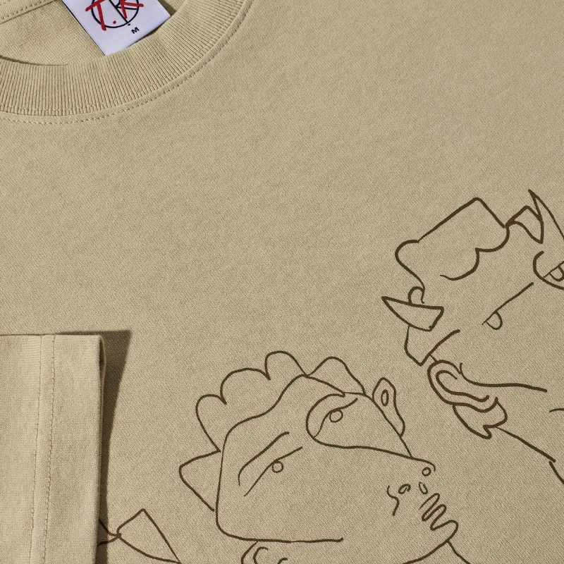 Polar 8 Heads Contrast Tee Sand / Brown