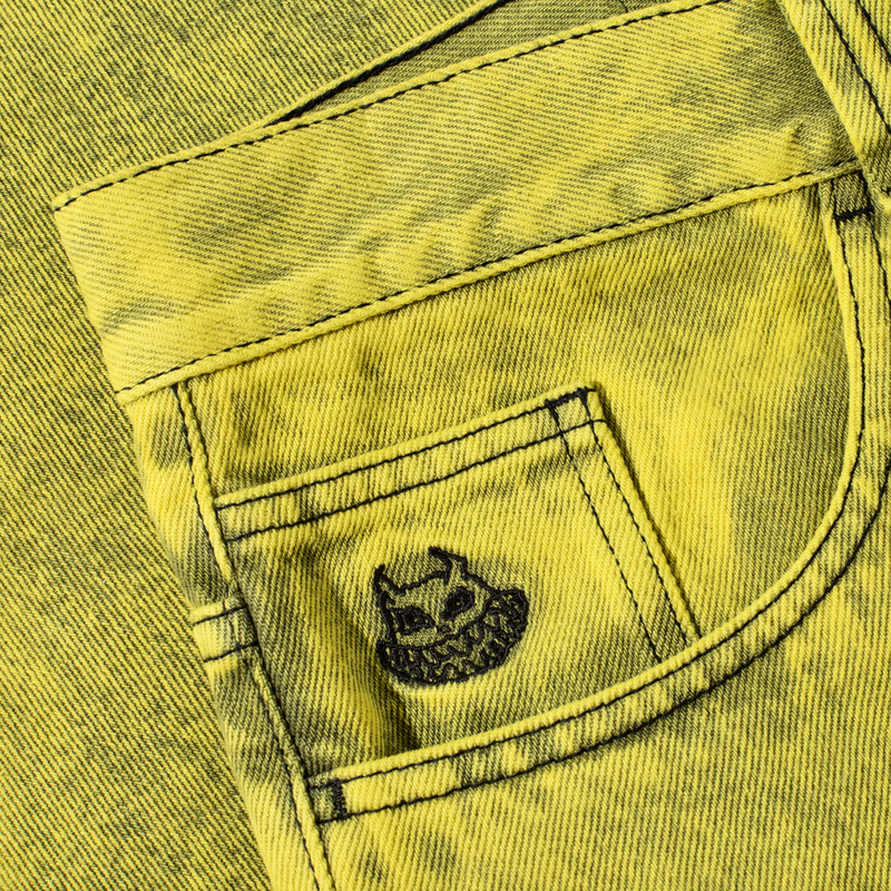 Polar Angel Child Big Boy Shorts Lemon Black