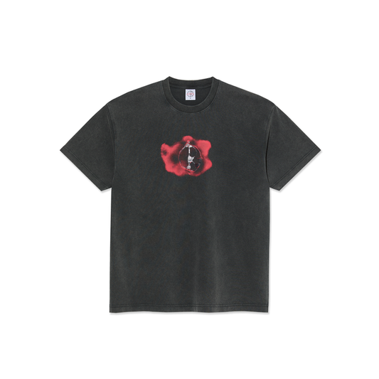 Polar Tee Metal Logo Silver Black