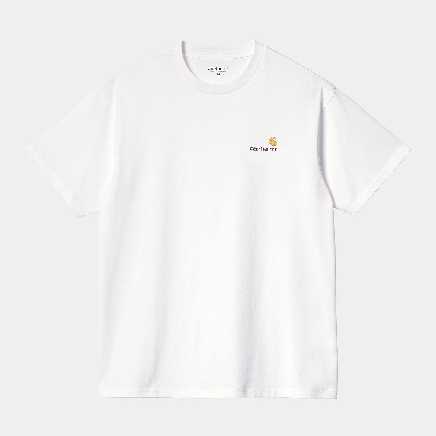 Carhartt WIP S/S American Script T-Shirt White