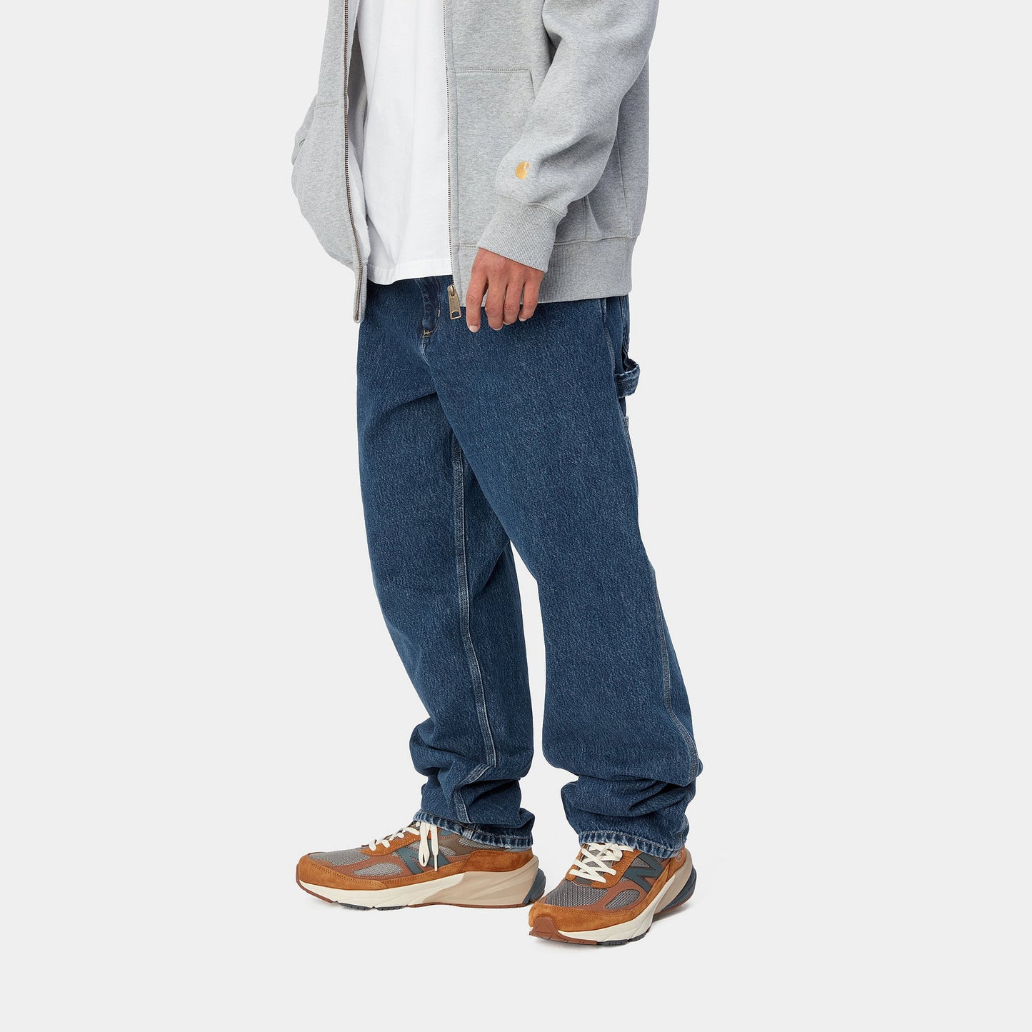 Carhartt WIP Single Knee Pant Blue (stone washed)