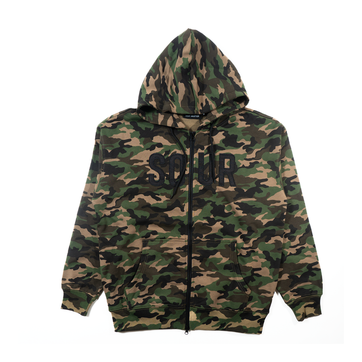 Sour Army Zip Hood – Camo