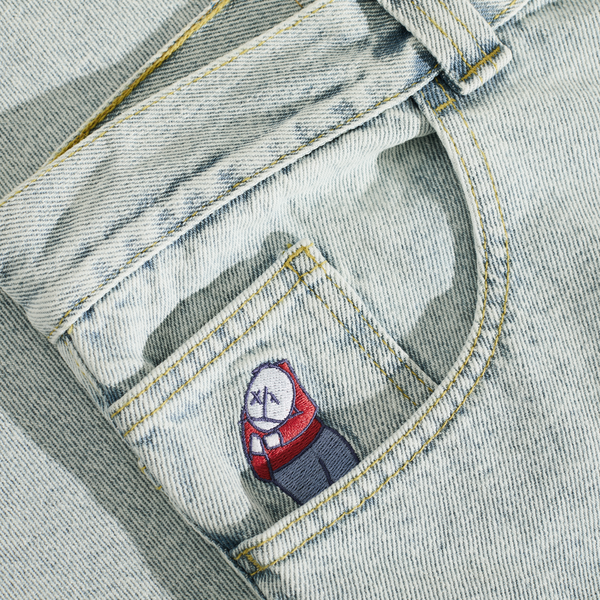 Polar Big Boy Pants OG Logo Light Blue