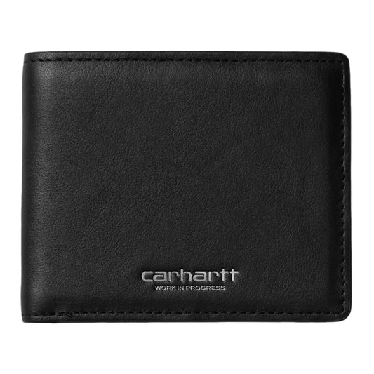 Carhartt WIP Vegas Bilfold Wallet Black/Silver