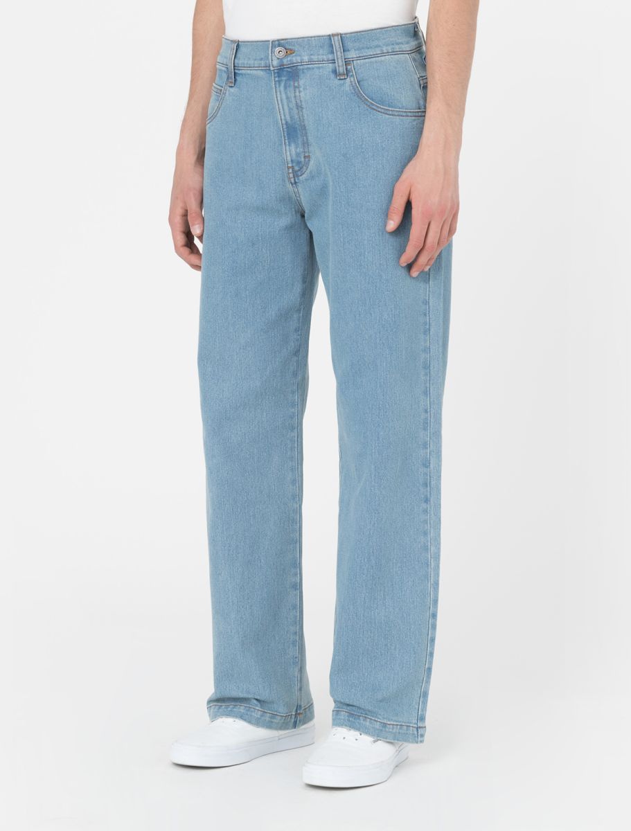 Denim sales loose trousers