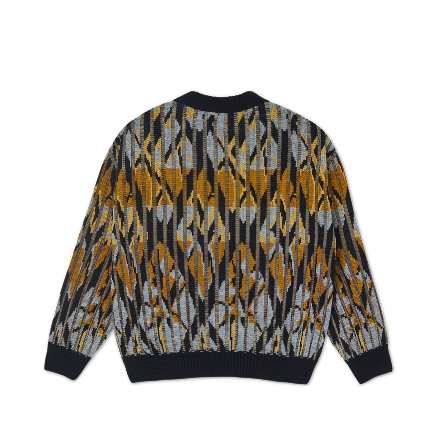 Polar Paul Knit Sweater Black/Yellow
