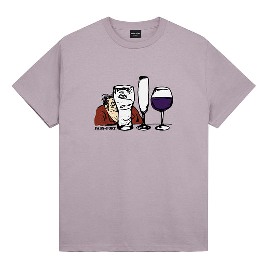 Pass Port Try Hard T-Shirt Lilac