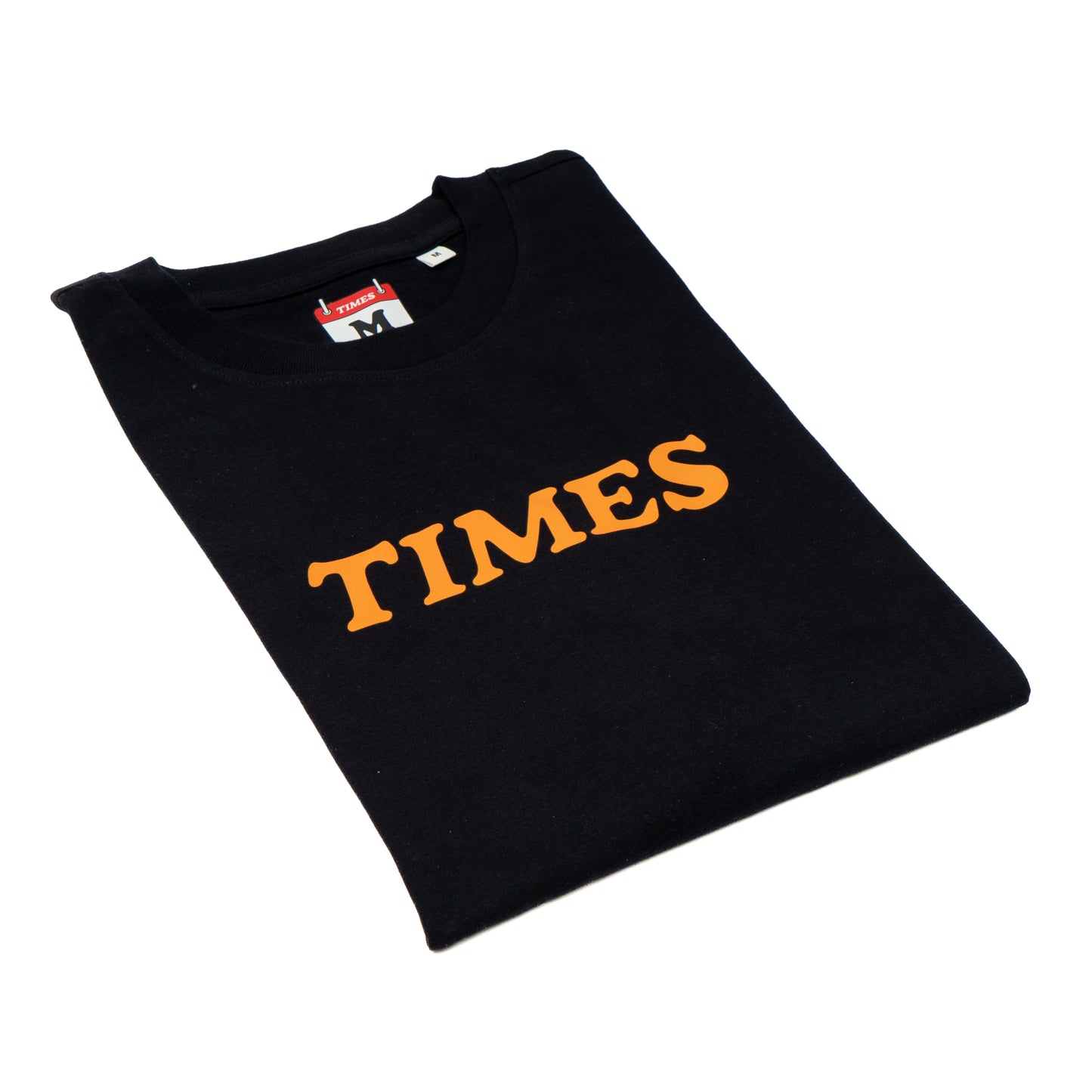 Times Logo T-shirt Navy Orange