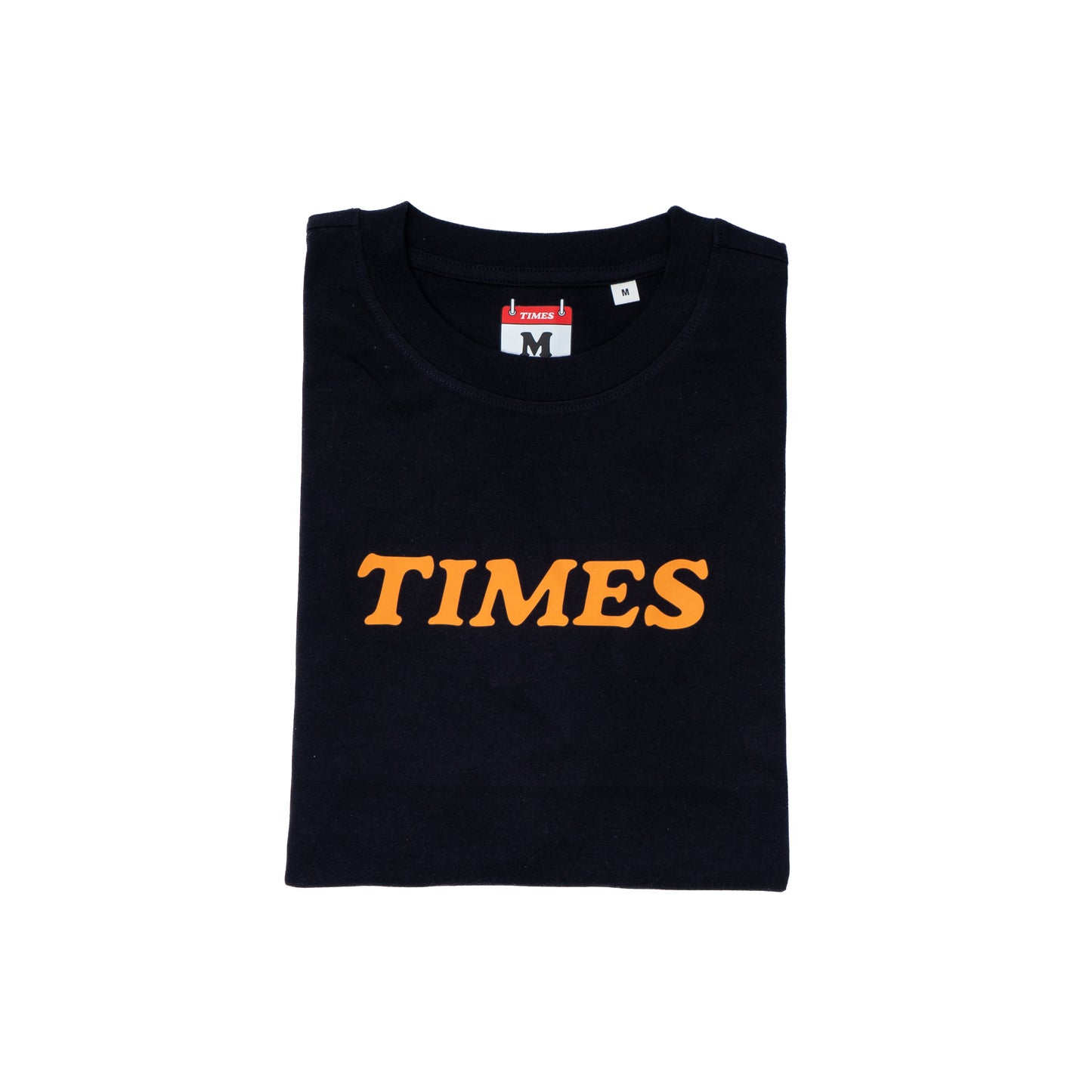 Times Logo T-shirt Navy Orange
